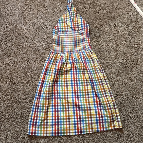 LaRoque Original Rainbow Gingham Halter Dress Size XS Boutique - Picture 4 of 7